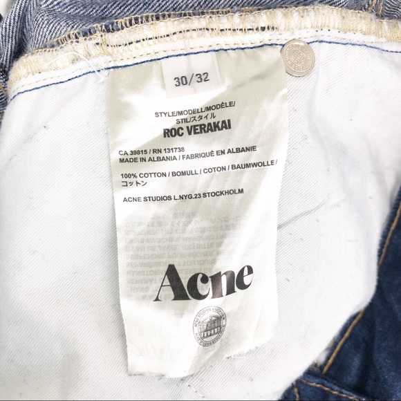 Acne studios button fly denim jeans - Picture 4 of 4